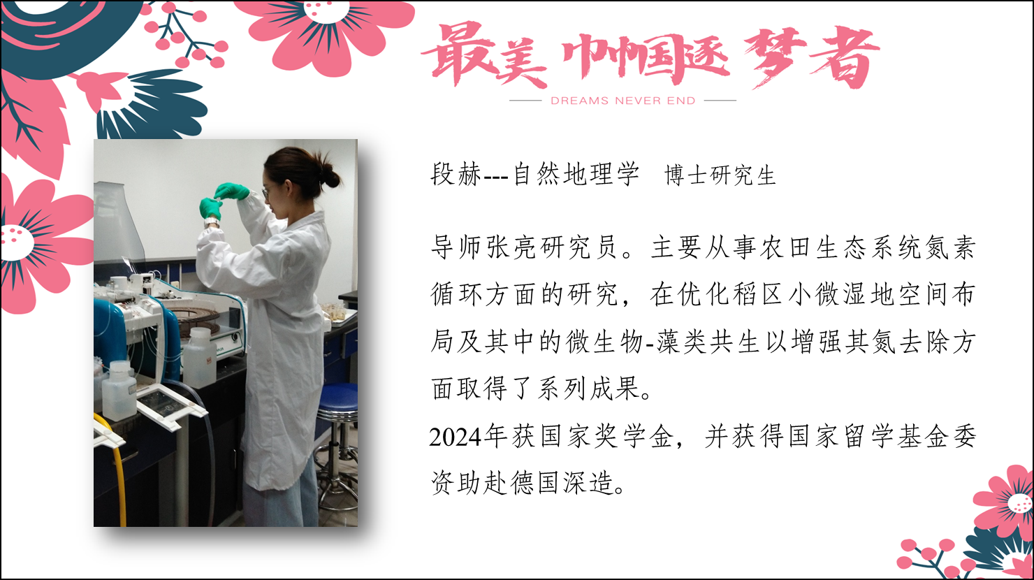 段赫--自然地理学 博士研究生